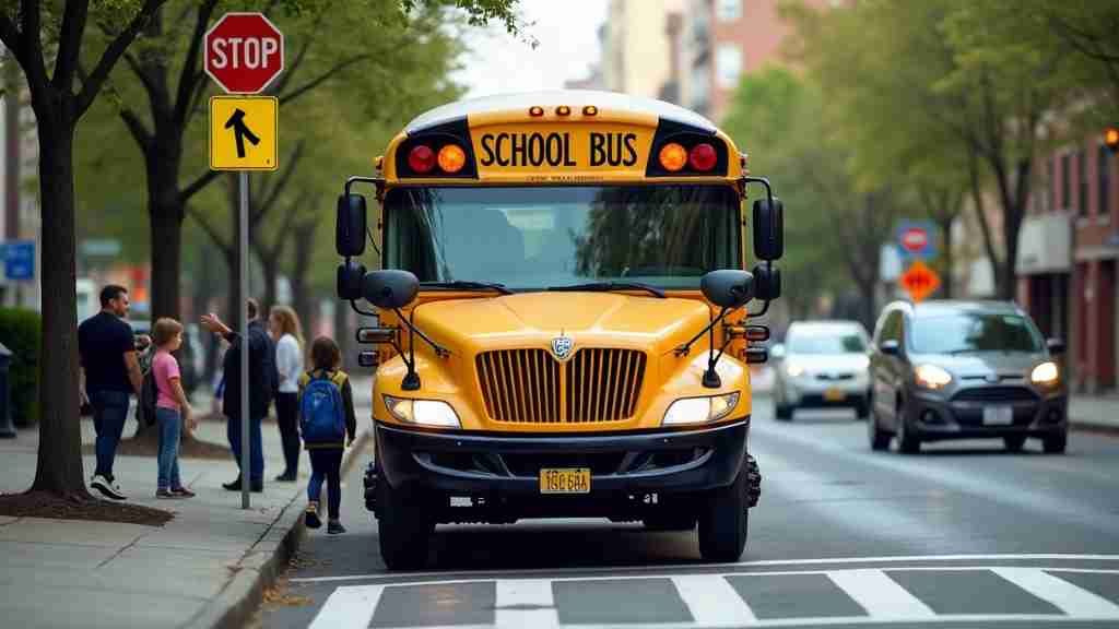 How many school bus accidents per year in Brooklyn